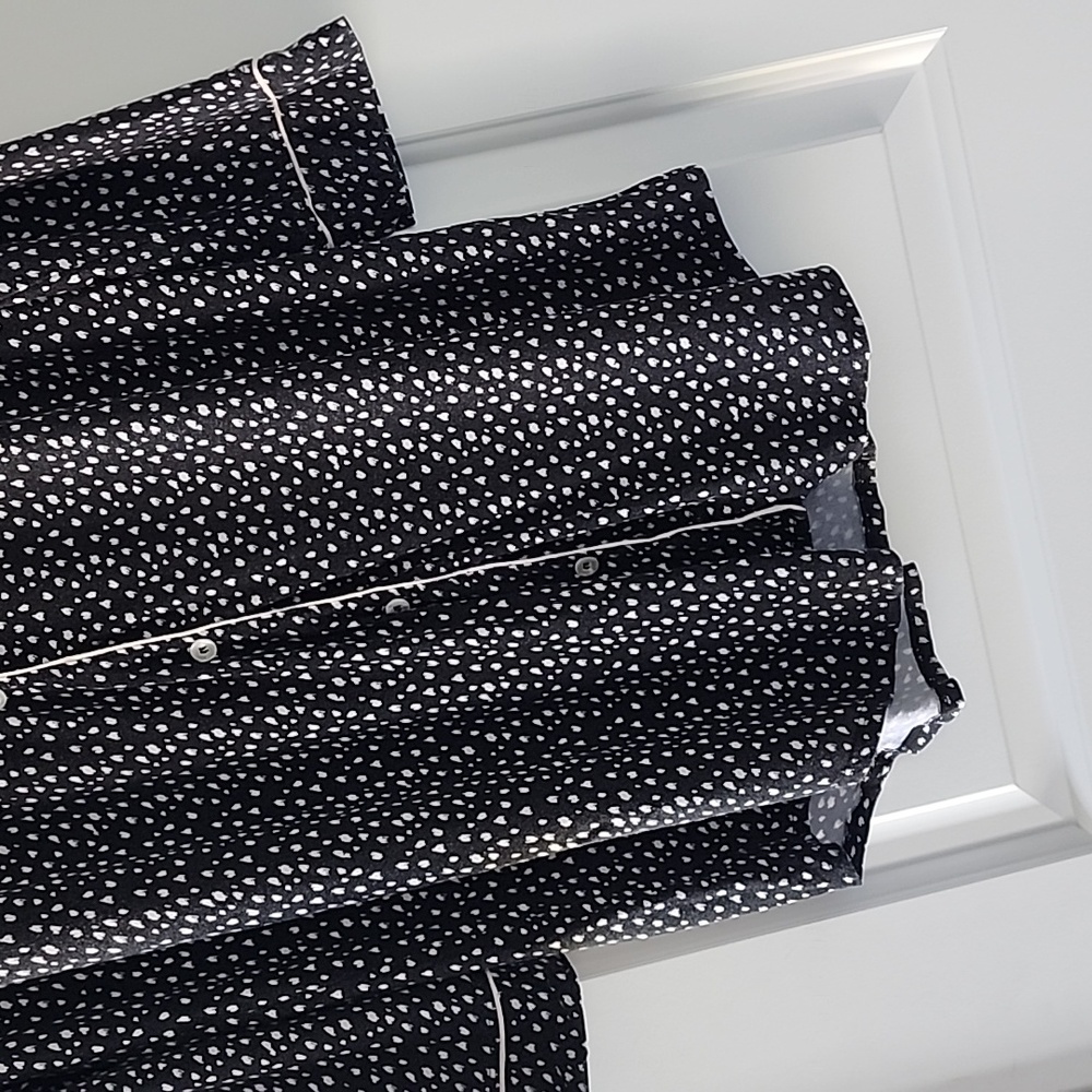 Eberjey black/white print night shirt pajamas! - Picture 5 of 8